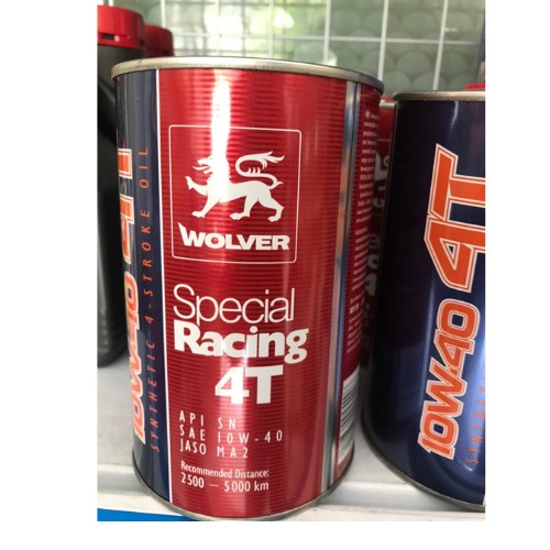Nhớt Wolver Racing Special 10w40 1L Cho Xe Số