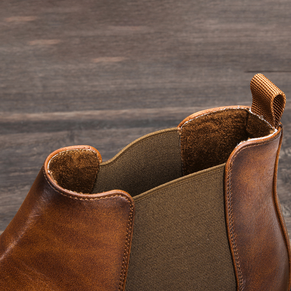 Giày bốt lông ấm áp phong cách CHELSEA trẻ trung dành cho nam