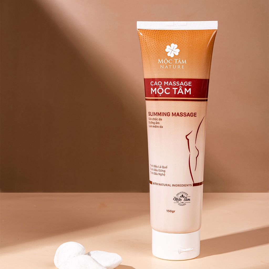 Cao Thảo Mộc Massage Mộc Tâm 150g - Tan Mỡ Bụng Eo Săn Chắc