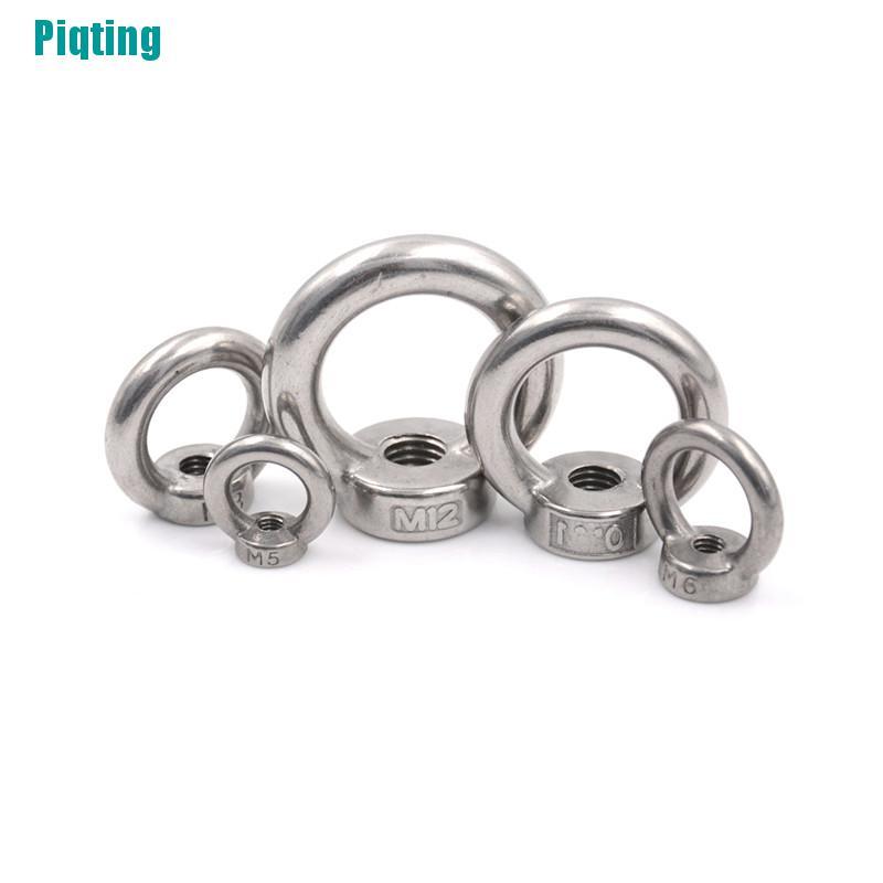 Vòng Đai Ốc Nâng Mắt Bằng Thép Không Gỉ M5 / M6 / M8 / M10 / M12 304