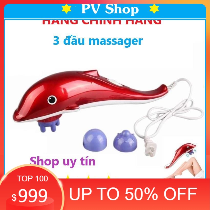 Máy Đấm Lưng Massager Cầm Tay Cá Heo - Hàng Chính hãng - Tổng kho Thanhyen cfg5