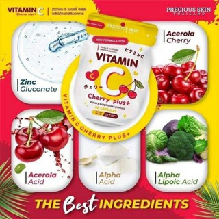 viên uống đẹp da vitamin c cherry plus thái lan
