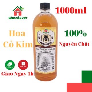 Mật Ong Hoa Cỏ Kim  Xuyến Chi  Nguyên Chất 1 Lít - Đền Gấp 10 Lần Nếu Phát