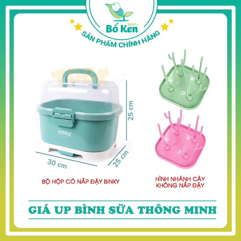 Shop Bố Ken Giá úp Bình Sữa Thông Minh Kèm Nắp Đậy