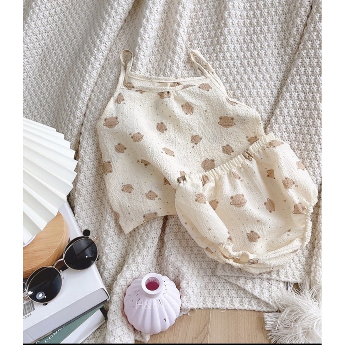 vải đũi xốp mềm nhẹ hình con vật may quần áo,đồ bộ mềm mát không nhăn