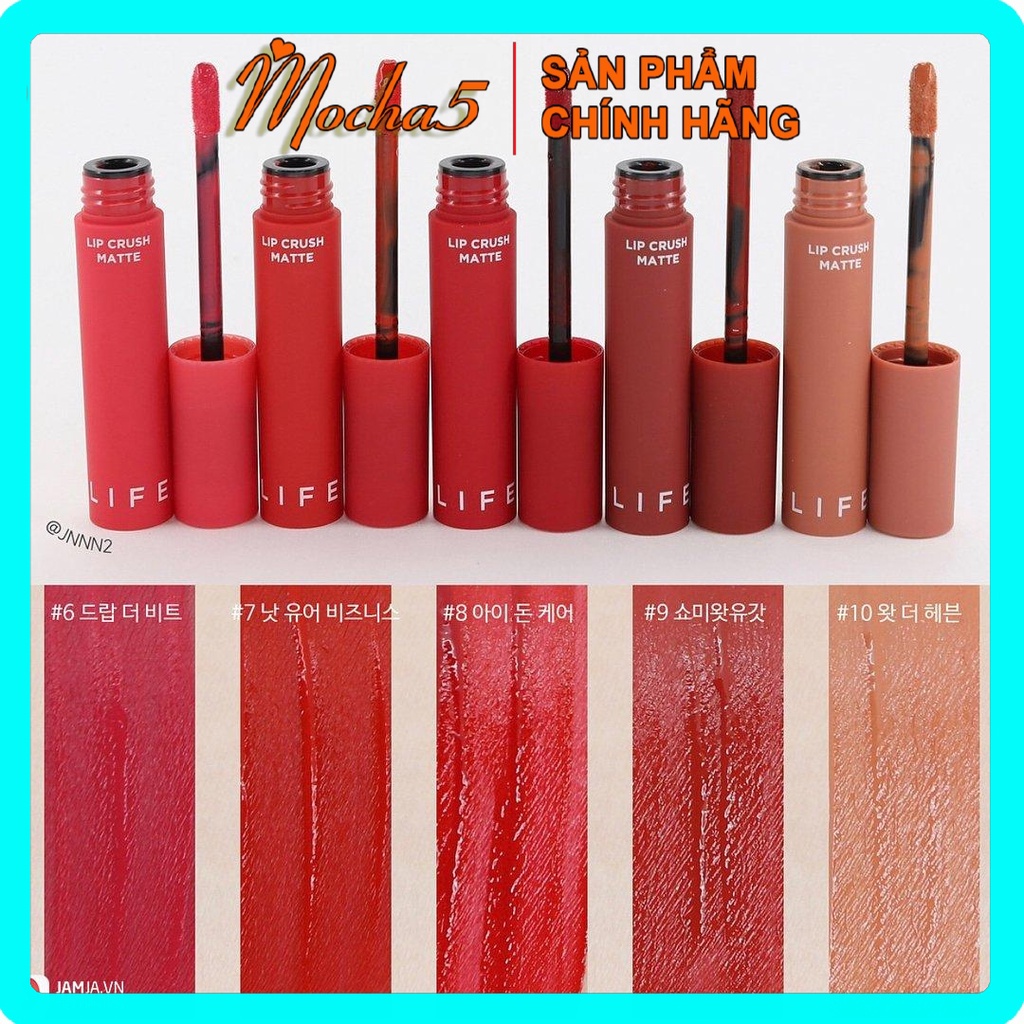 Sỉ son kem lì ITS SKIN Life Color Lip Crush Matte không khô môi màu 01-15