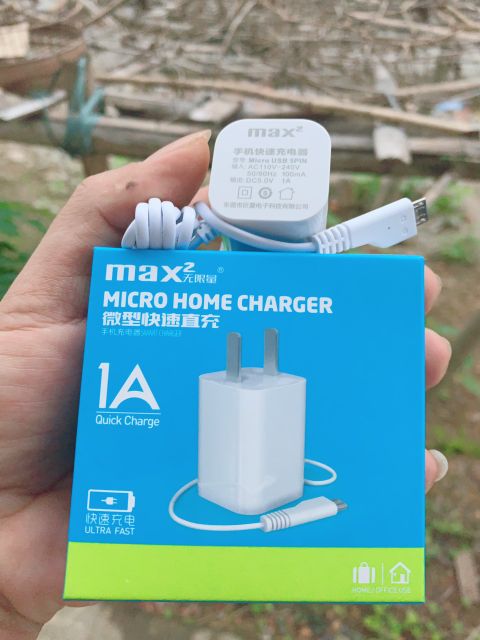 Sạc Max2 1A chính hãng ARUN