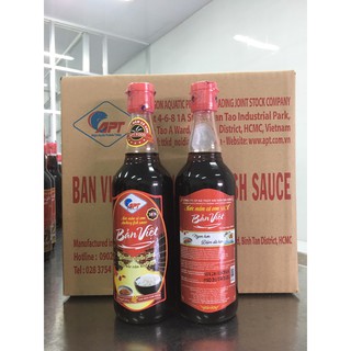 Nước mắm cá cơm BẢN VIỆT APT 38N - 500ml