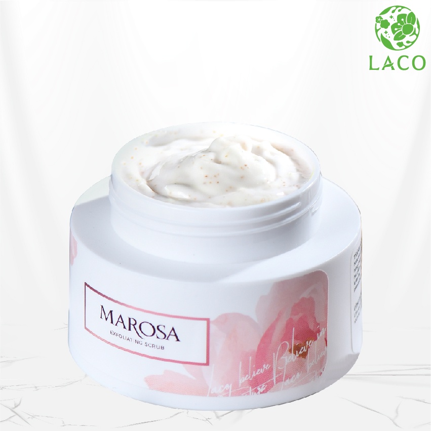 Kem Tẩy Da Chết Laco Marosa Hữu Cơ ORGANIC Thiên Nhiên An Toàn Dịu Nhẹ Dùng Được Cả Bầu Và Mẹ Sau Sinh 80gr | BigBuy360 - bigbuy360.vn
