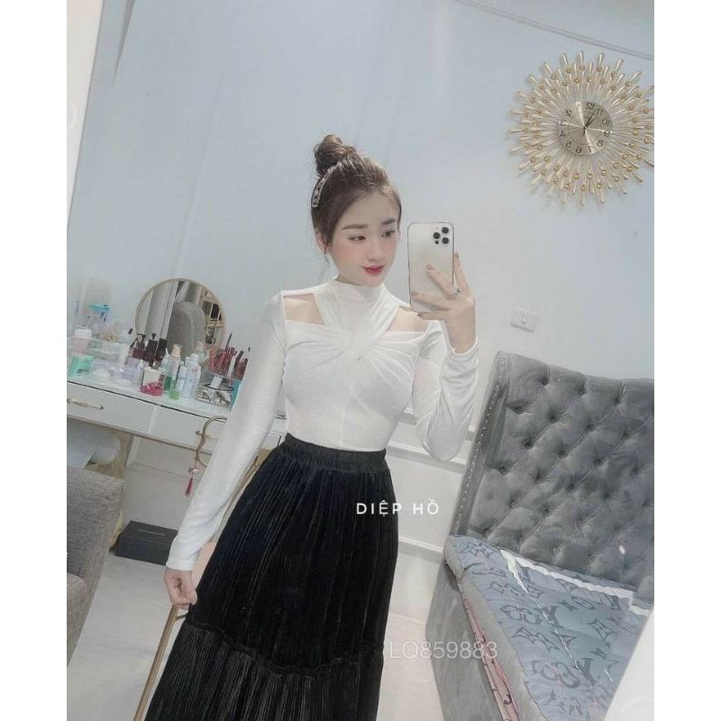 ÁO KHOÉT VAI TAY DÀI /NGẮN HẢI TÚ HÀNG HOT