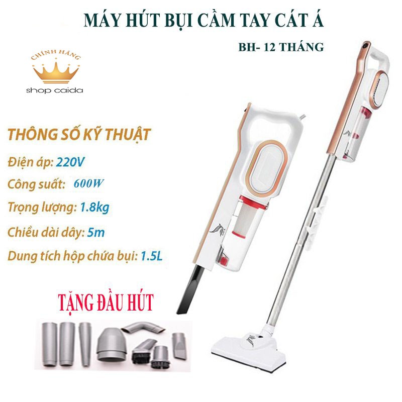 [Bảo Hành] Máy hút bụi cầm tay thông minh công suất 600W bộ lọc HEPA hút bụi mạnh mẽ