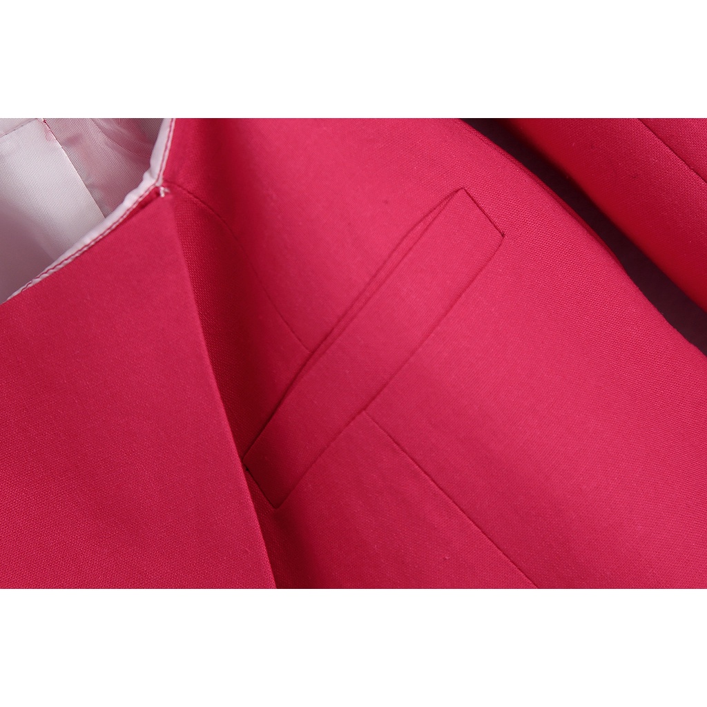 Zara Morocco full tag - Đầm Zara hồng khoét eo thời trang DT9KBG85N10