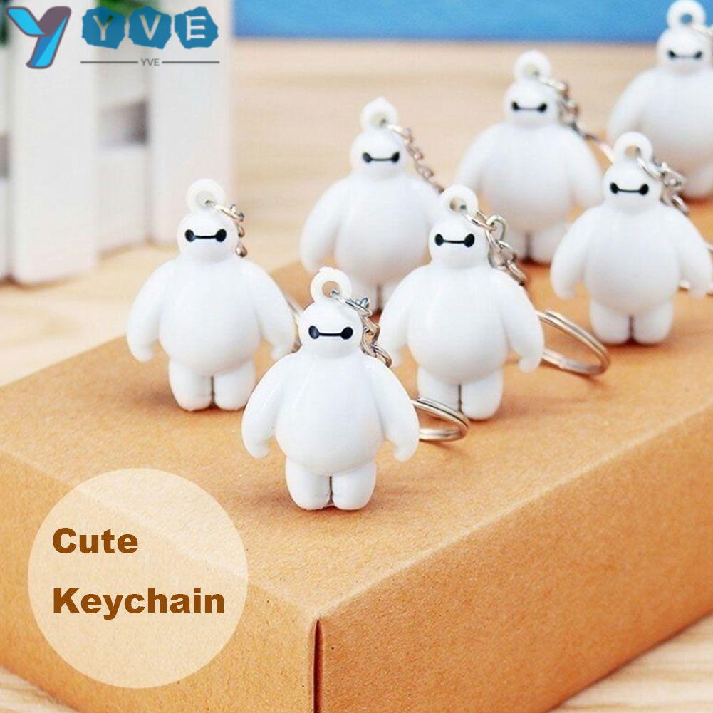Móc chìa khóa hình Baymax kiểu dáng dễ thương
