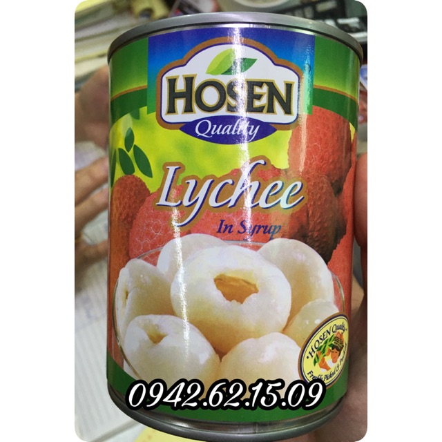 Vải Hosen loại 1 hộp 565 gram