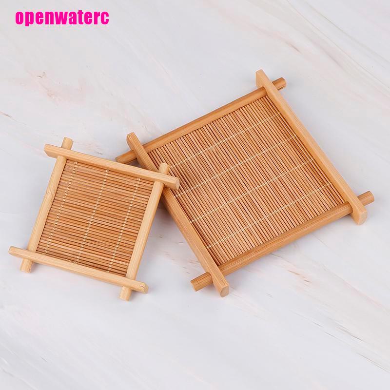 Đế Lót Cốc Trà Bằng Tre Tiện Dụng Cho Nhà Bếp