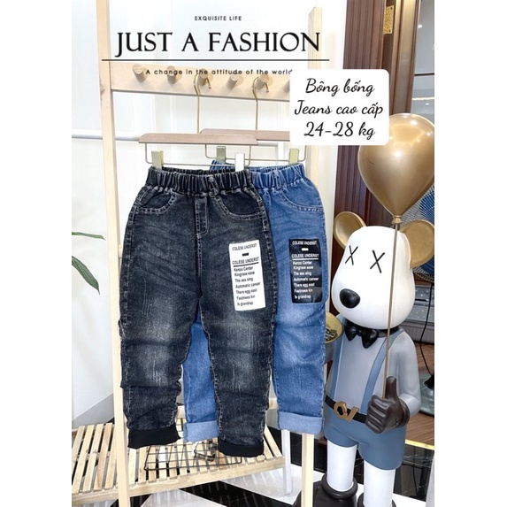 (20-33kg) quần jean ,bò dài cho bé trai vải qc đẹp mềm