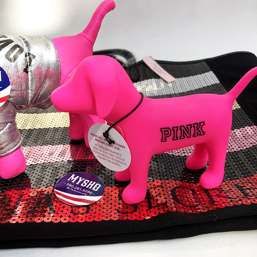 Loa Bluetooth hình chú chó Pink - Victoria's Secret USA