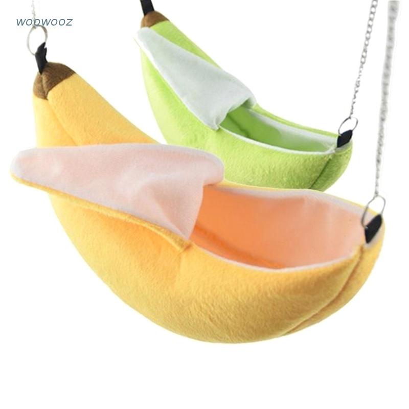 Võng treo hình quả chuối dành cho sóc/ thú cưng nhỏ