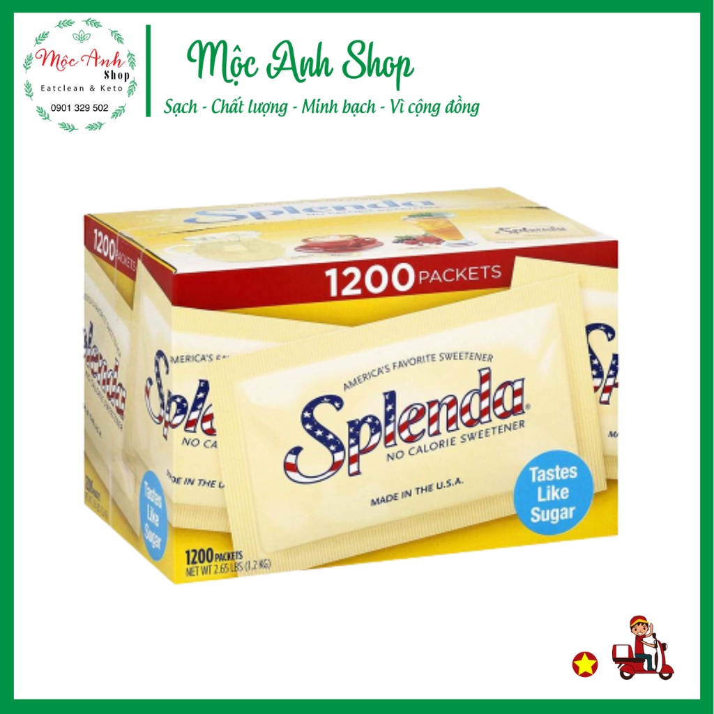 [Giao Hoả Tốc HCM] Đường Ăn Kiêng Splenda MẪU MỚI Cho Người Ăn Kiêng, Das, Keto , Người Bênh Tiểu Đường