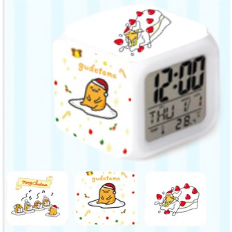 Đồng hồ báo thức quả bơ đổi màu DH7M1 trà sữa trứng lười yakult hoa cúc GD bò sữa shiba capoo usagyuuun
