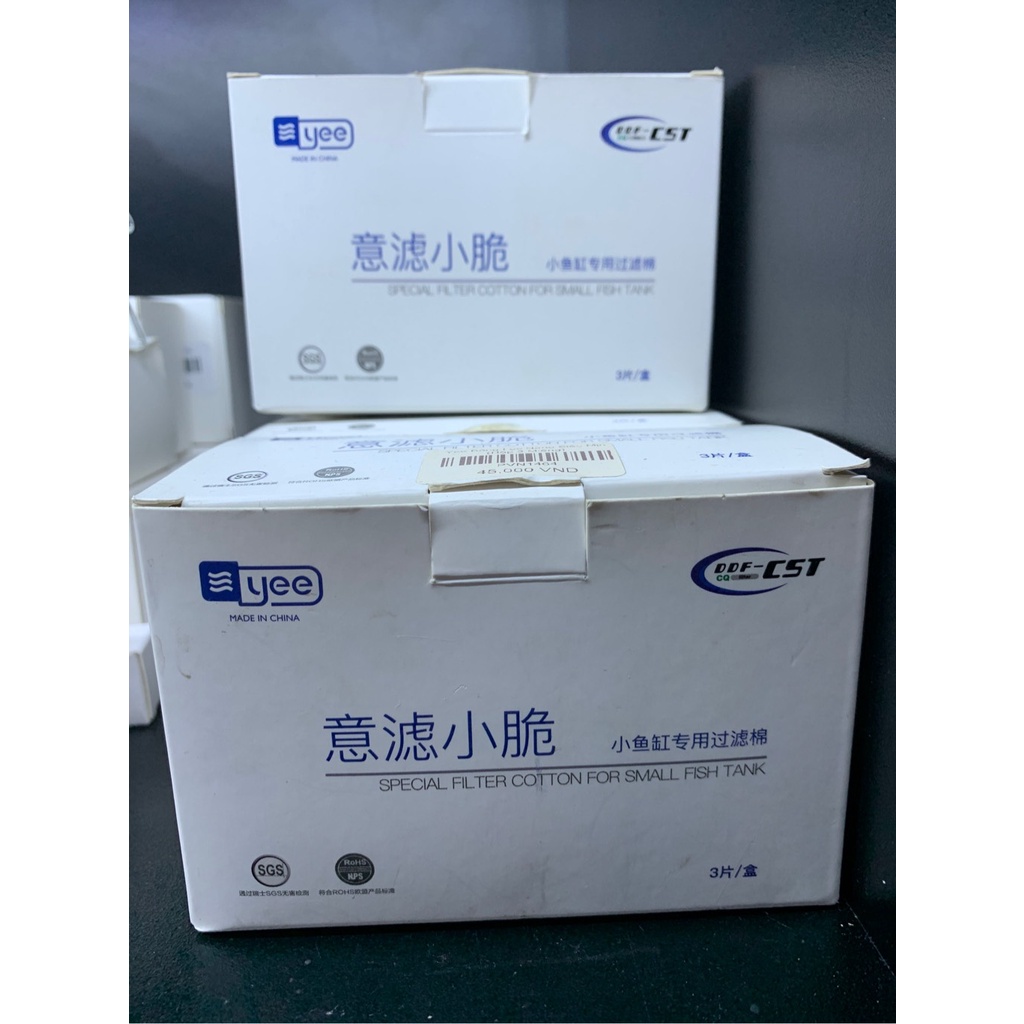 Yee Bông Lọc Nano Siêu Mịn - Hộp 3 Miếng