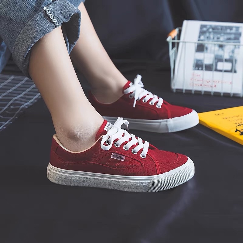 Sneaker Giày vải nữ thể thao 4 màu mẫu mới 2022
