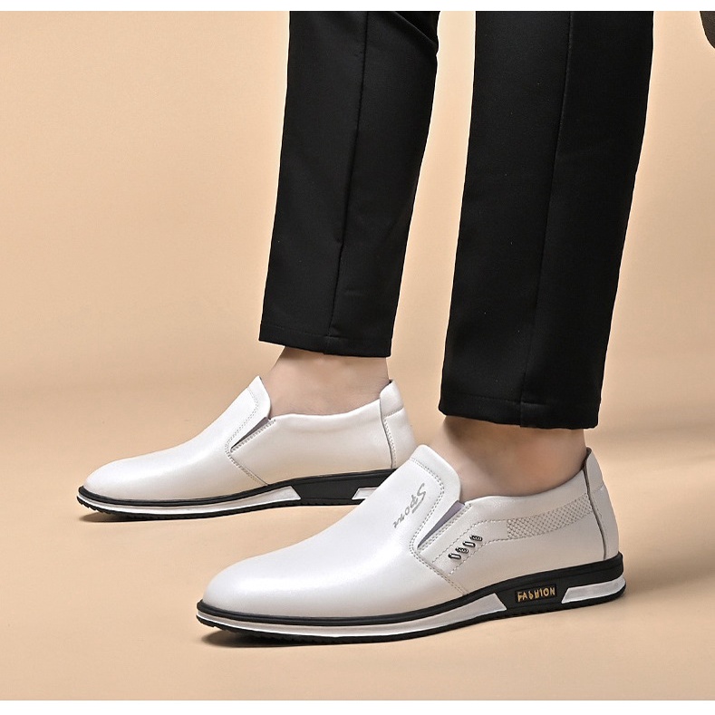 Giày lười da trẻ trung hợp thời trang cho nam