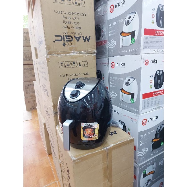 NỒI CHIÊN NƯỚNG KHÔNG DẦU IRUKA I-68 4.5L