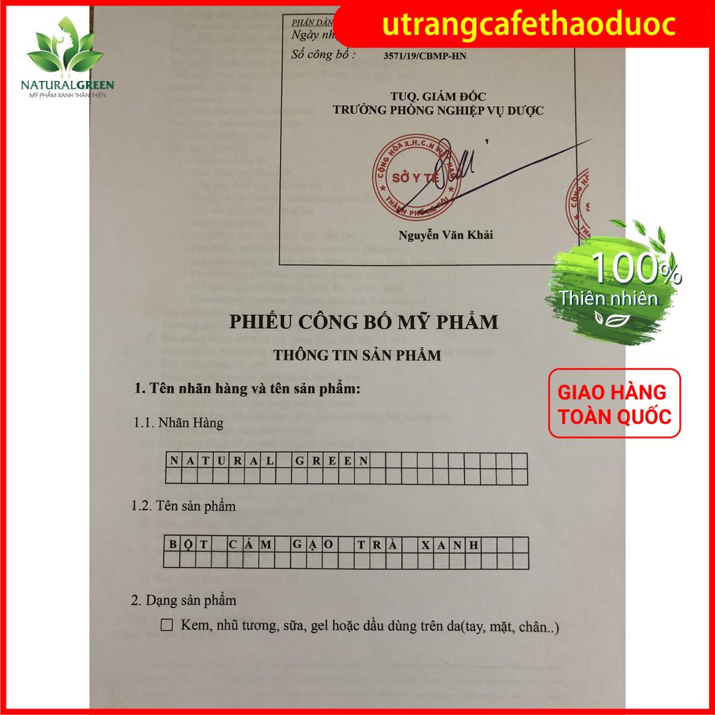 500GR Bột cám gạo trà xanh,ủ trắng trà xanh,rửa mặt và tắm trắng body chính hãng mỹ phẩm thiên nhiên | BigBuy360 - bigbuy360.vn