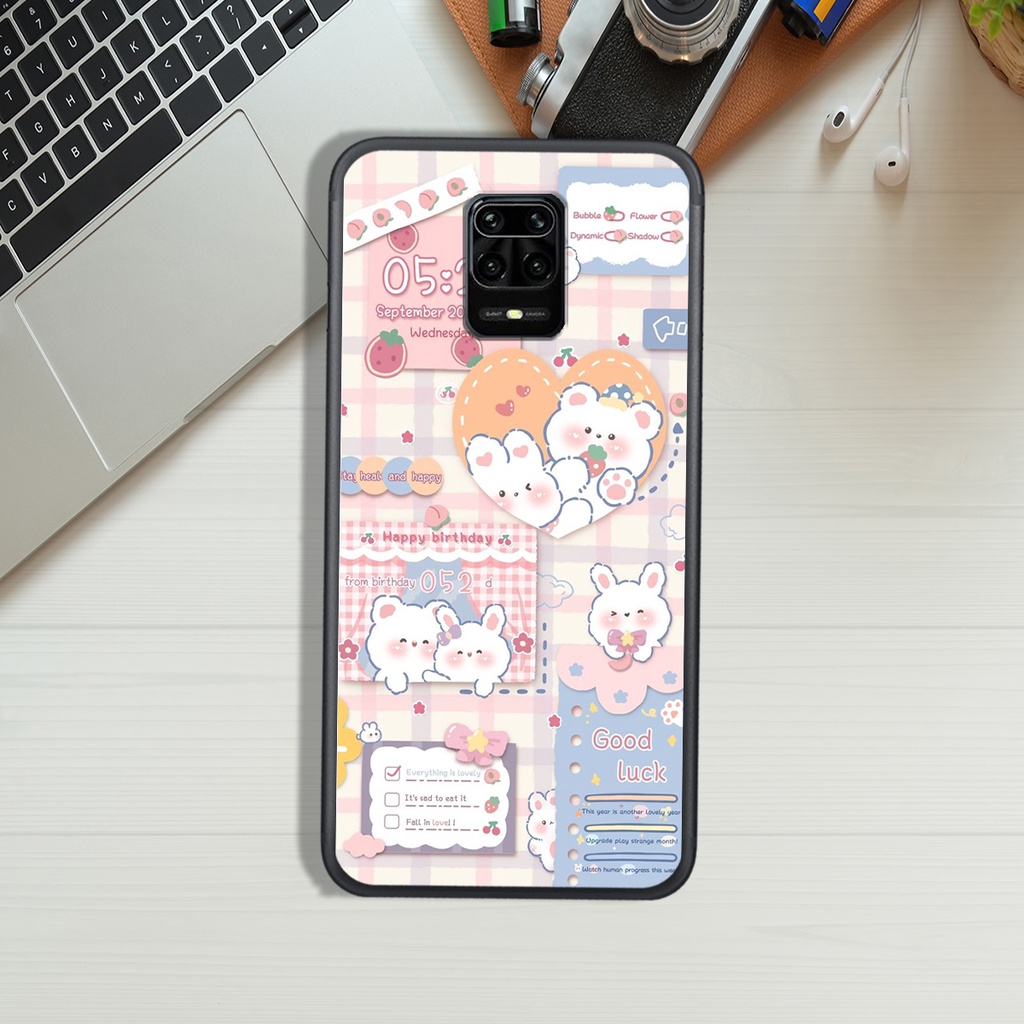ỐP LƯNG XIAOMI REDMI NOTE 9 - REDMI NOTE 9S - REDMI NOTE 9 PRO, IN HÌNH GẤU NÂU CHOCOLATE ĐÁNG YÊU.