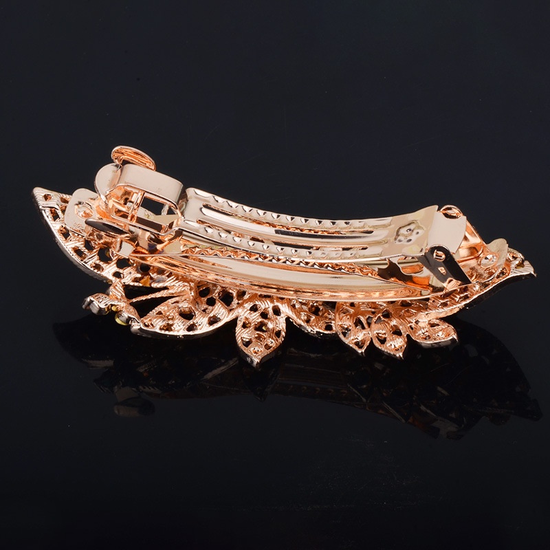 Kẹp Tóc Hình Hoa Đính Đá Thời Trang Cho Nữ