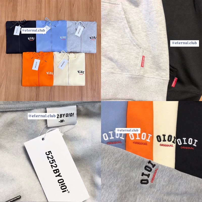 Áo hoodie zip brand Hàn OIOI