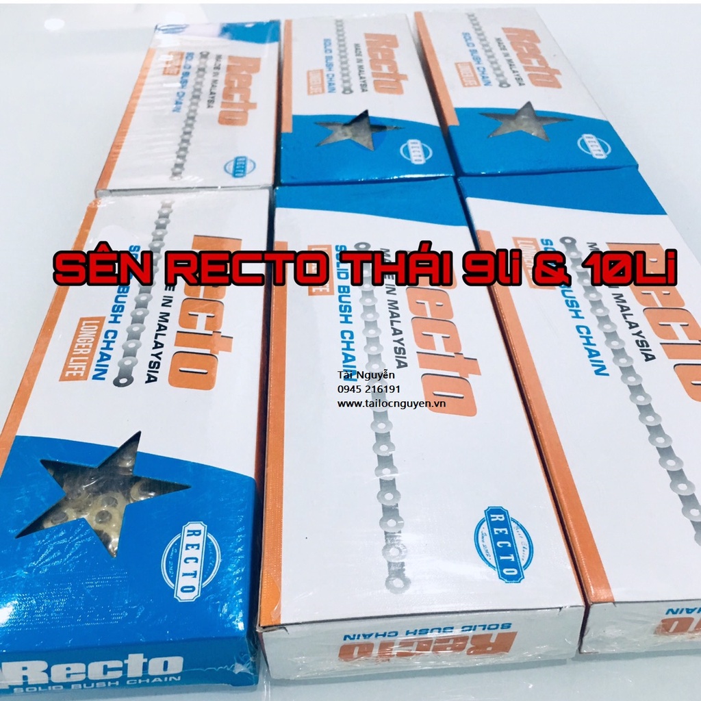 Sợi Sên Recto 9li 124 mắc , nhập malayasia chính hãng , gắn cho các loại xe
