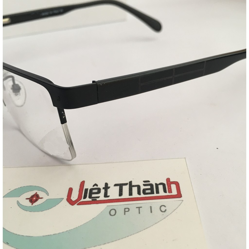 HCM Gọng kính kim loại nửa viền nhận làm cận viễn loạn theo yêu cầu