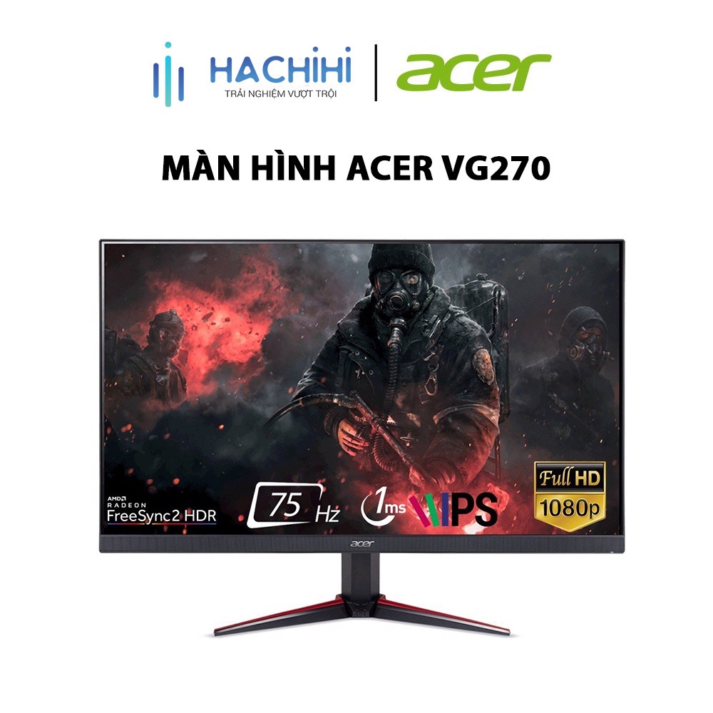 Màn Hình Acer VG270 27" FHD IPS 75Hz FreeSync