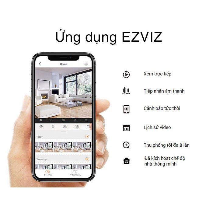 Camera Wifi Ngoài Trời Ezviz C3W 2MP 1080p Color Night Vision - Phiên Bản Mới Hình Ảnh Có Màu Ban Đêm - Hàng chính hãng