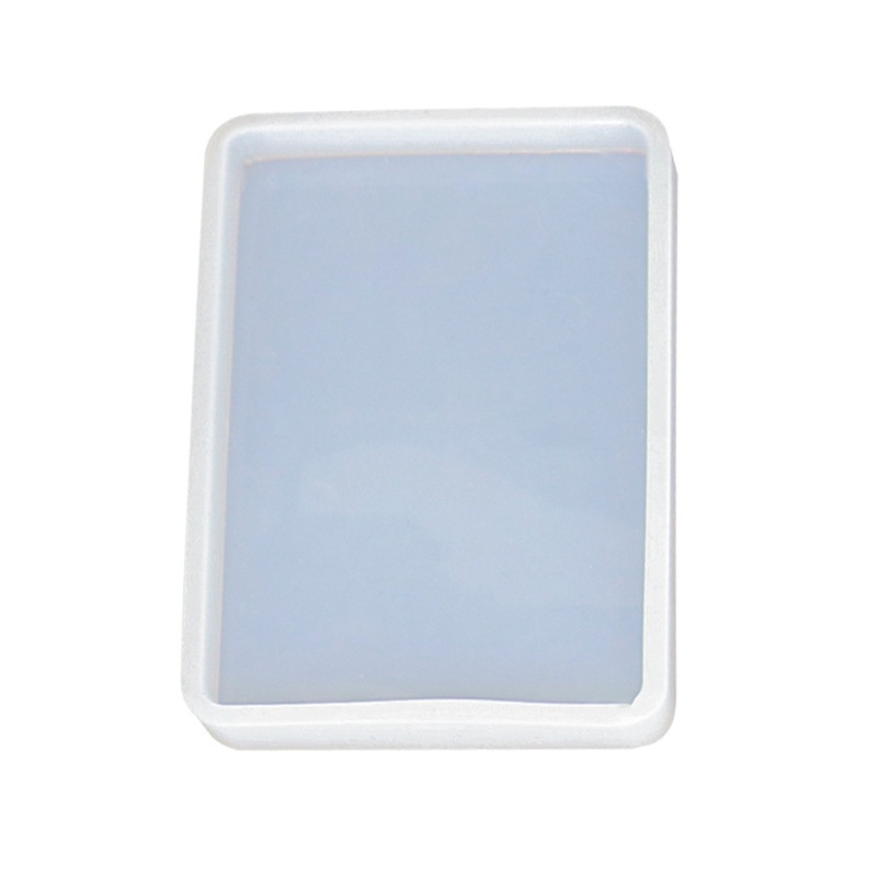 Khuôn Silicone Làm Mặt Dây Chuyền Bằng Nhựa Epoxy Hình Chữ Nhật / Vuông / Chữ Nhật DIY