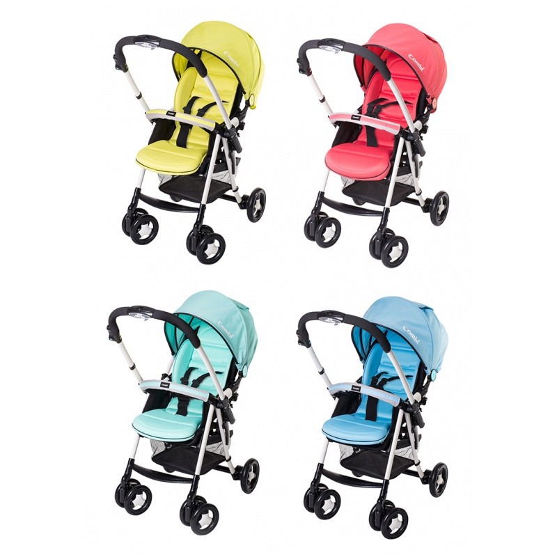 Xe đẩy Combi Urban Walker Lite UR - 300E xanh ngọc/ xanh biển/ vàng/ đỏ