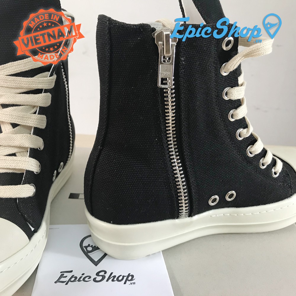 Giày Rick Owens cao cổ code 5800 nam nữ