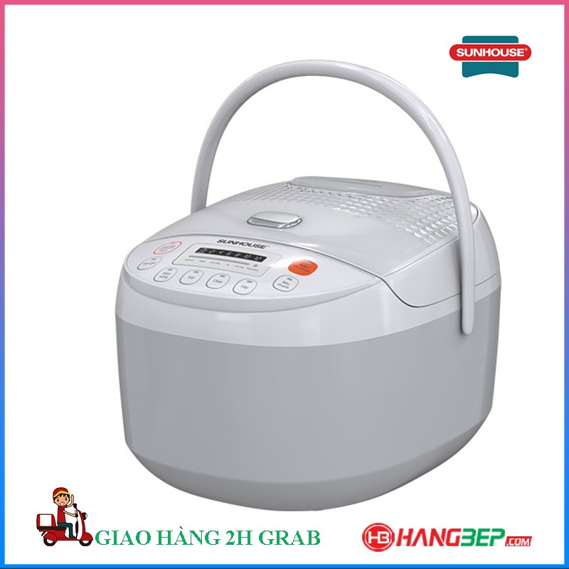 [Mã ELHADEV giảm 4% đơn 300K] Nồi cơm điện tử chống dính 1.8 lít Sunhouse SHD8906 - Bảo hành chính hãng 12 tháng