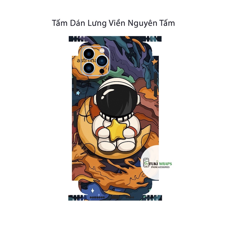 Tấm dán Skin Mặt Sau FULL VIỀN Dành Cho 13prm , 12prm , 11prm , x, xsm , ip11 , ip12 , ip13 - FukiShop