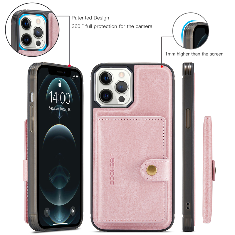 Ốp điện thoại kiểu ví có ngăn đựng thẻ cao cấp cho IPhone 12 Mini 11 Pro Xs Max XR 8 7