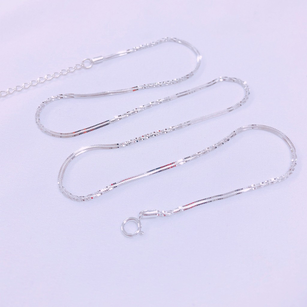 Dây chuyền bạc S925 bông xù mẫu mới/ Vòng cổ JQN