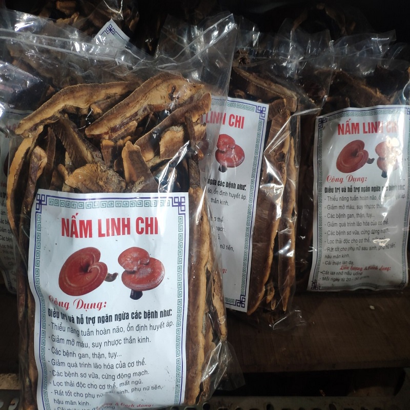 Nấm Linh Chi (Hàng chuẩn rừng tây nguyên 100%)