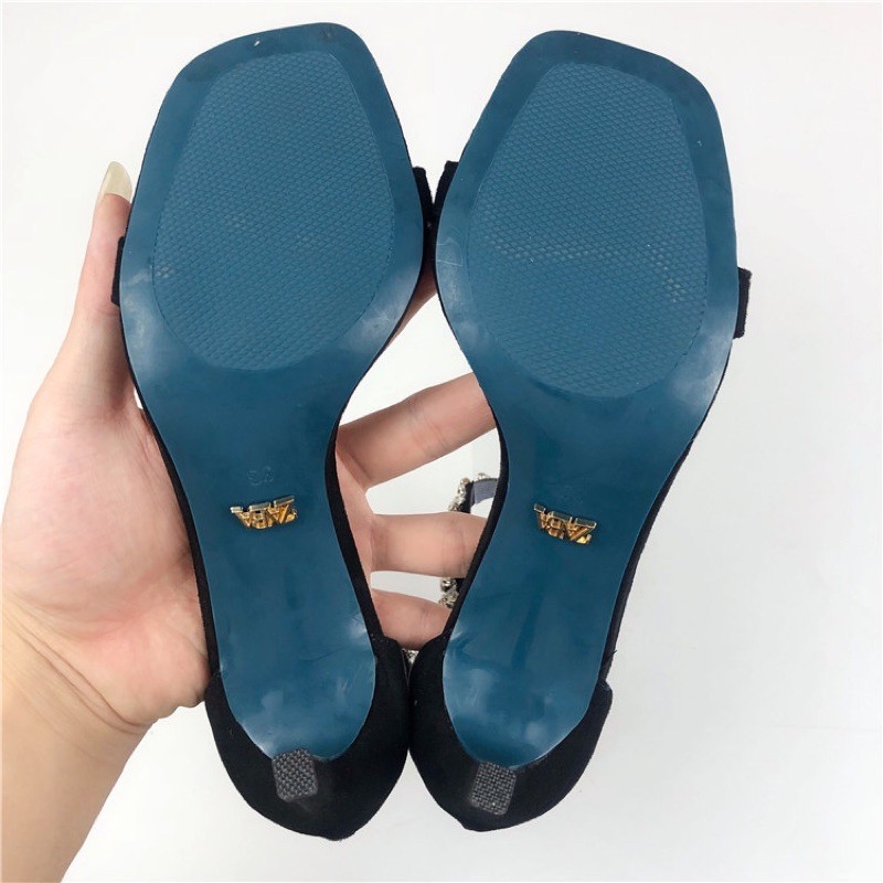 ☘(Order) Giày Zara sandal quai ngan đính đá ❤️