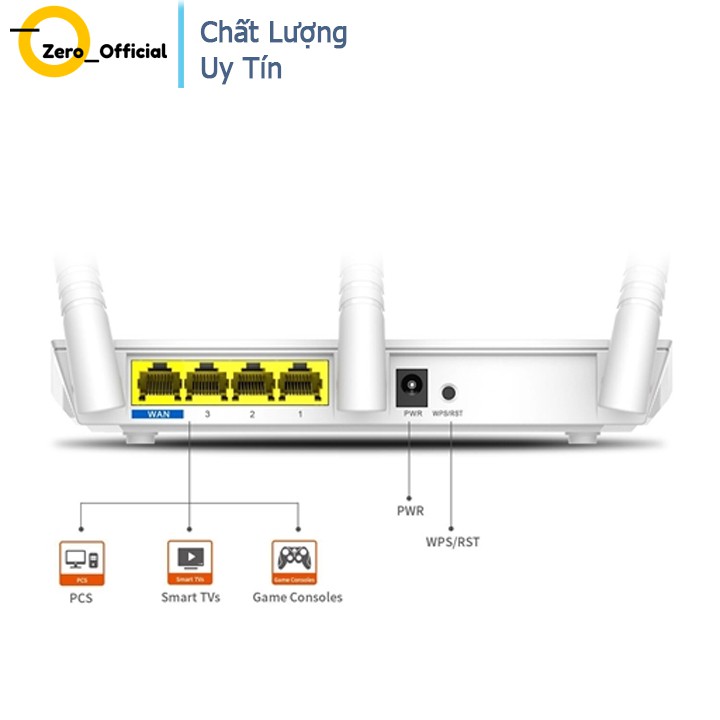 Bộ phát wifi Tenda F3 3 râu,bộ phát wifi cao cấp bảo hành chính hãng tại Zero shop | BigBuy360 - bigbuy360.vn