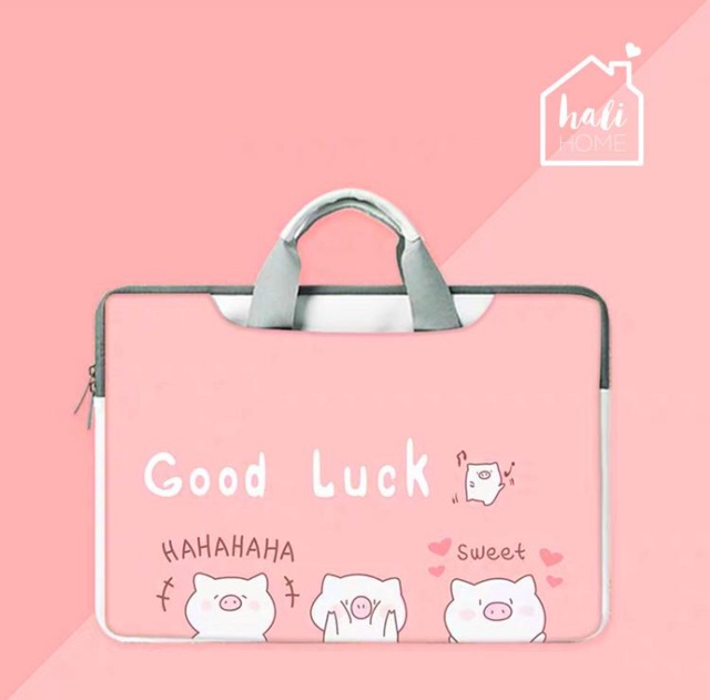 [Tặng kèm lót chuột] Túi đựng laptop siêu dễ thương có lớp chống sốc | BigBuy360 - bigbuy360.vn