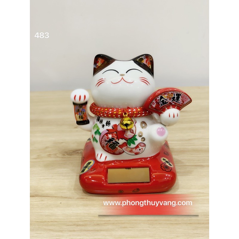 🔸️Mèo Thần Tài vẫy tay Năng Lượng Mặt Trời 12cm | BigBuy360 - bigbuy360.vn