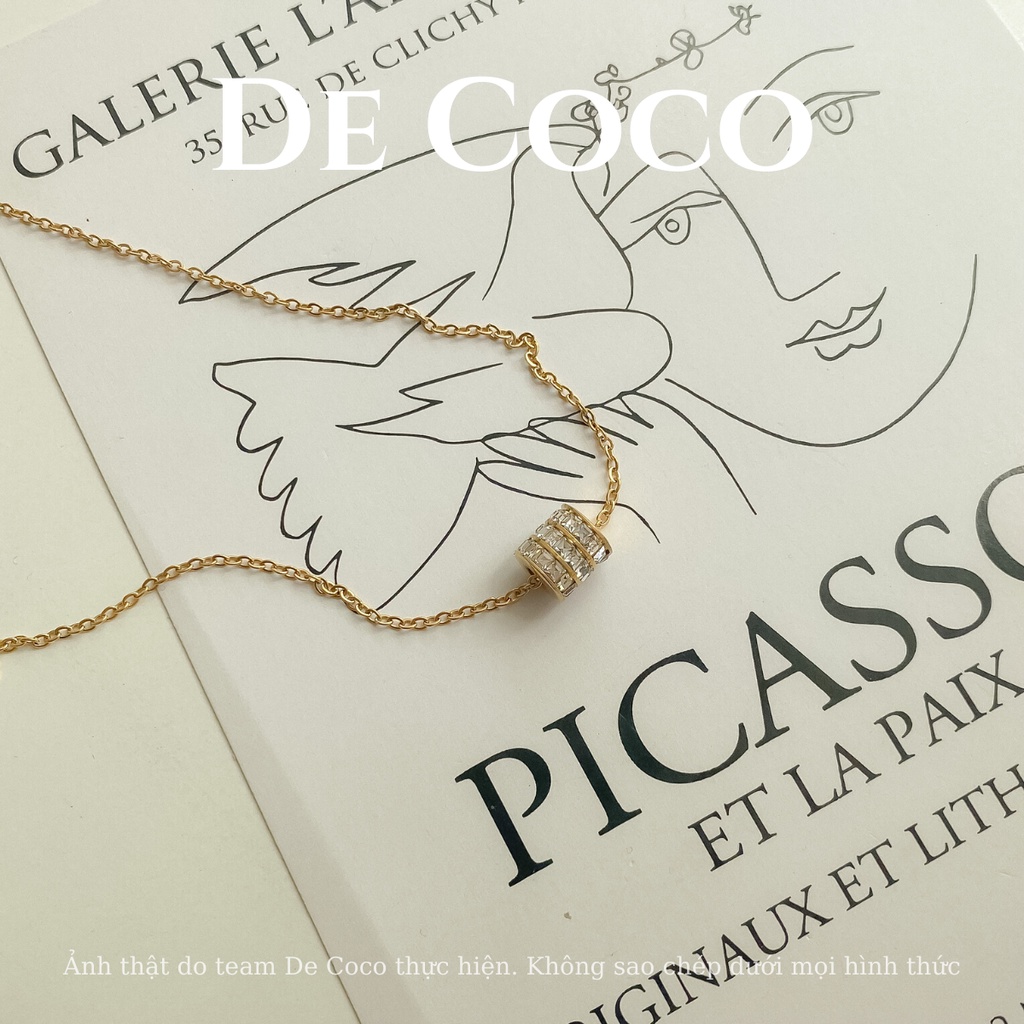Vòng cổ layer có thê tách 2 chiếc The Ring Decoco