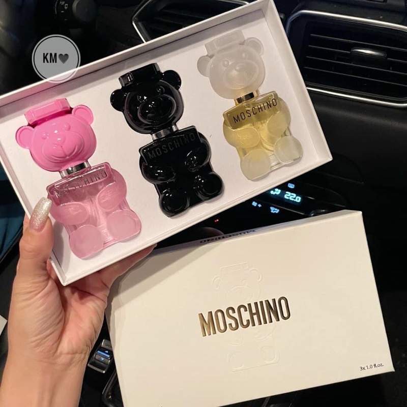 Set nước hoa gấu moschino mini 30ml🌾 hộp sang chảnh- mẫu đáng yêu🌾